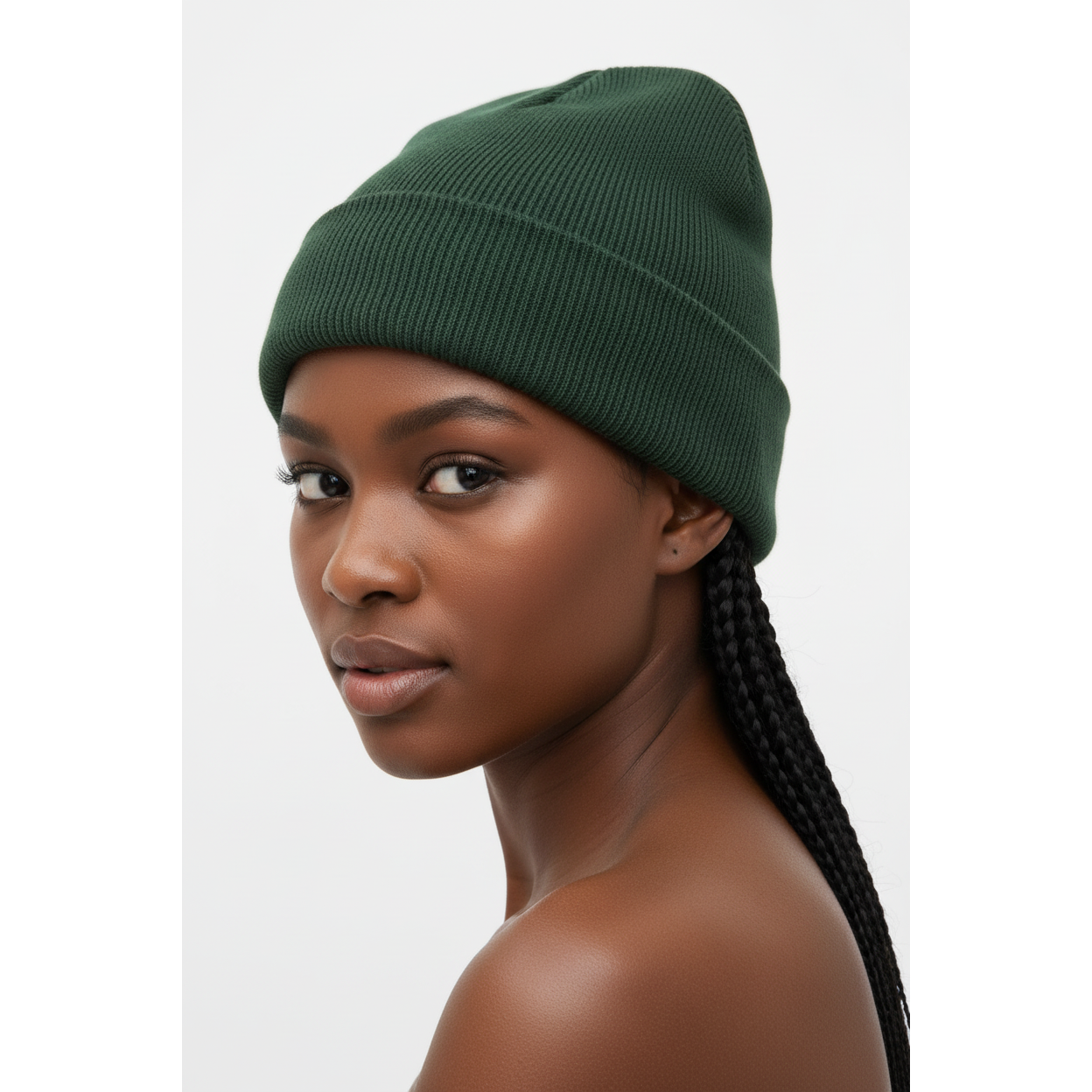 Unisex Winter New Big Head Wool Knitted Hat