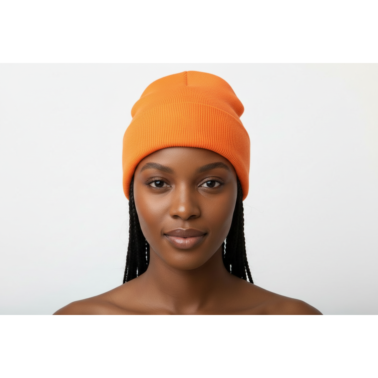 Unisex Winter New Big Head Wool Knitted Hat