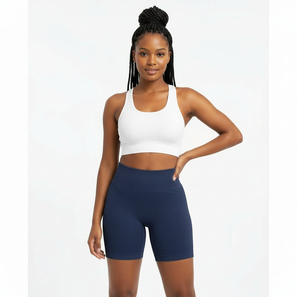 Solid Color Athletic Shorts Tights Legging