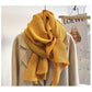 Solid Color Creased Scrub Scarf Shawl