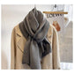 Solid Color Creased Scrub Scarf Shawl