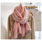 Solid Color Creased Scrub Scarf Shawl
