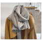 Solid Color Creased Scrub Scarf Shawl