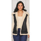 Solid Color Teddy Lined Zip Up Vest Jacket