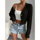 Plus Size Lightweight Knitted Breathable Cardigan