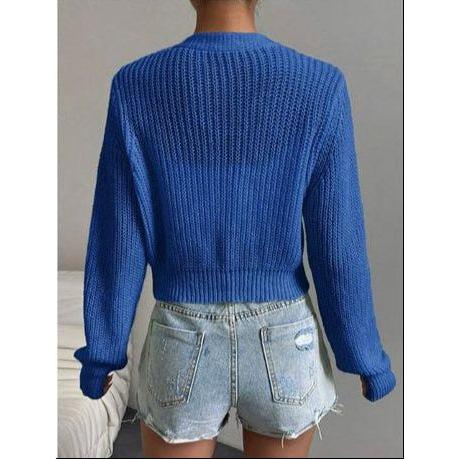 Plus Size Lightweight Knitted Breathable Cardigan