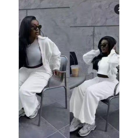 Stylish Sportswear Two Piece Tracksuit Set