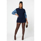 Women's Commuting Solid Color Long Sleeve Sweatshirt