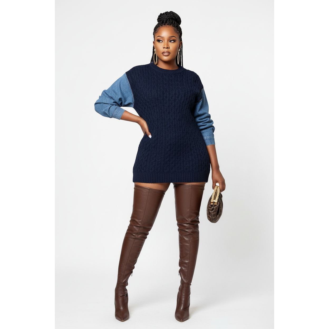 Women's Commuting Solid Color Long Sleeve Sweatshirt