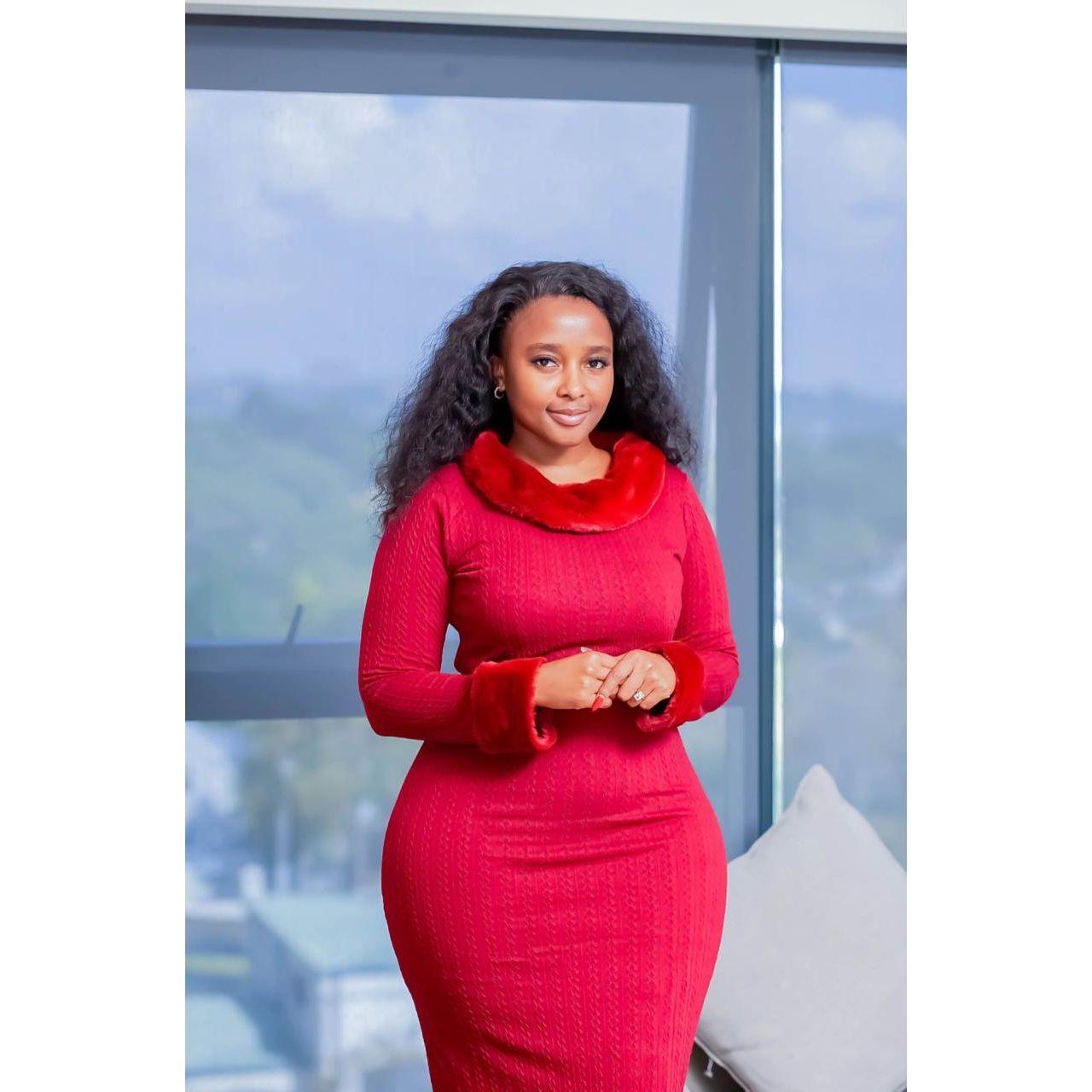 Long Sleeve Fur Neck Sexy Bodycon Dress