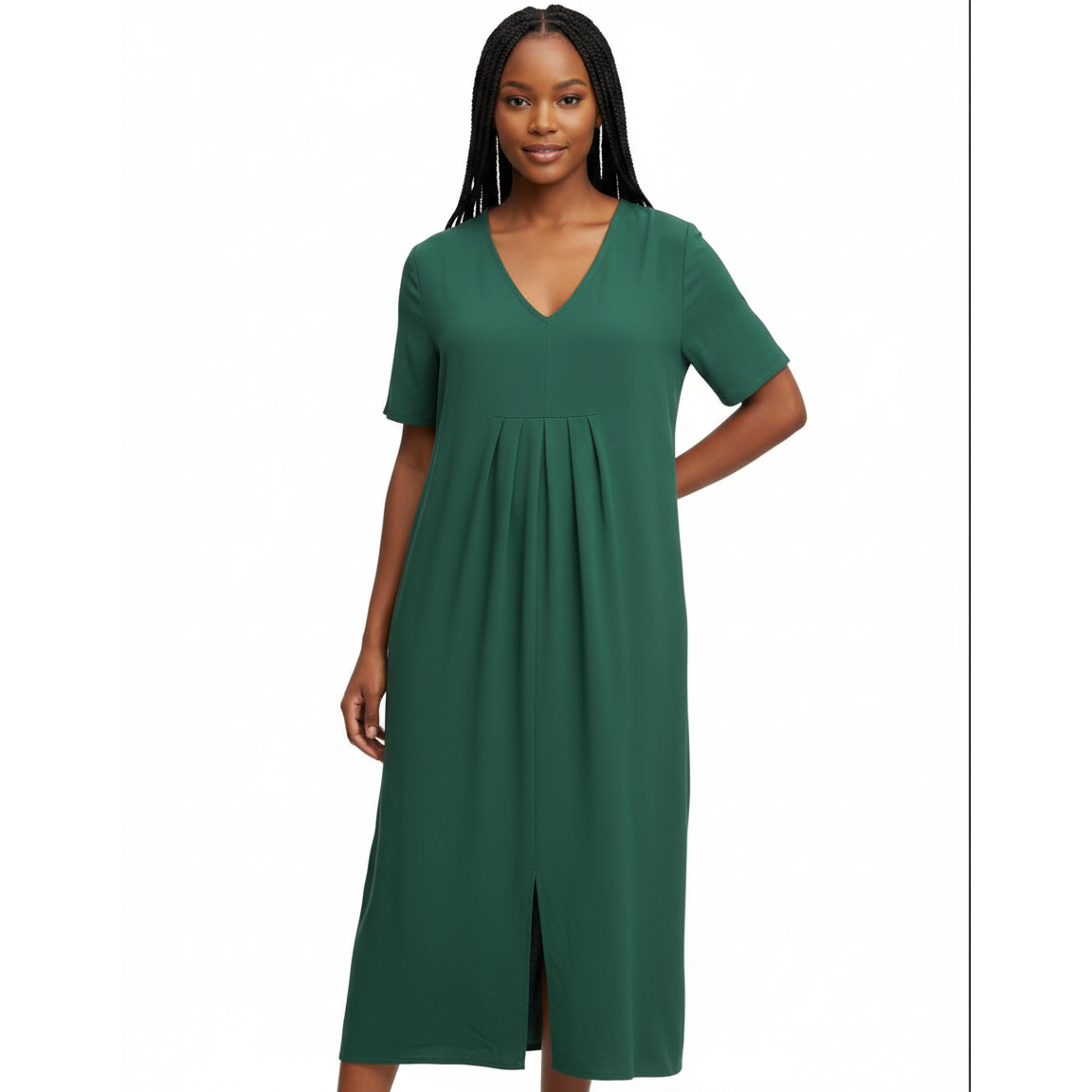 Cotton Kaftan Maxi Dress