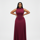 Turtleneck Sleeveless Maxi Dress