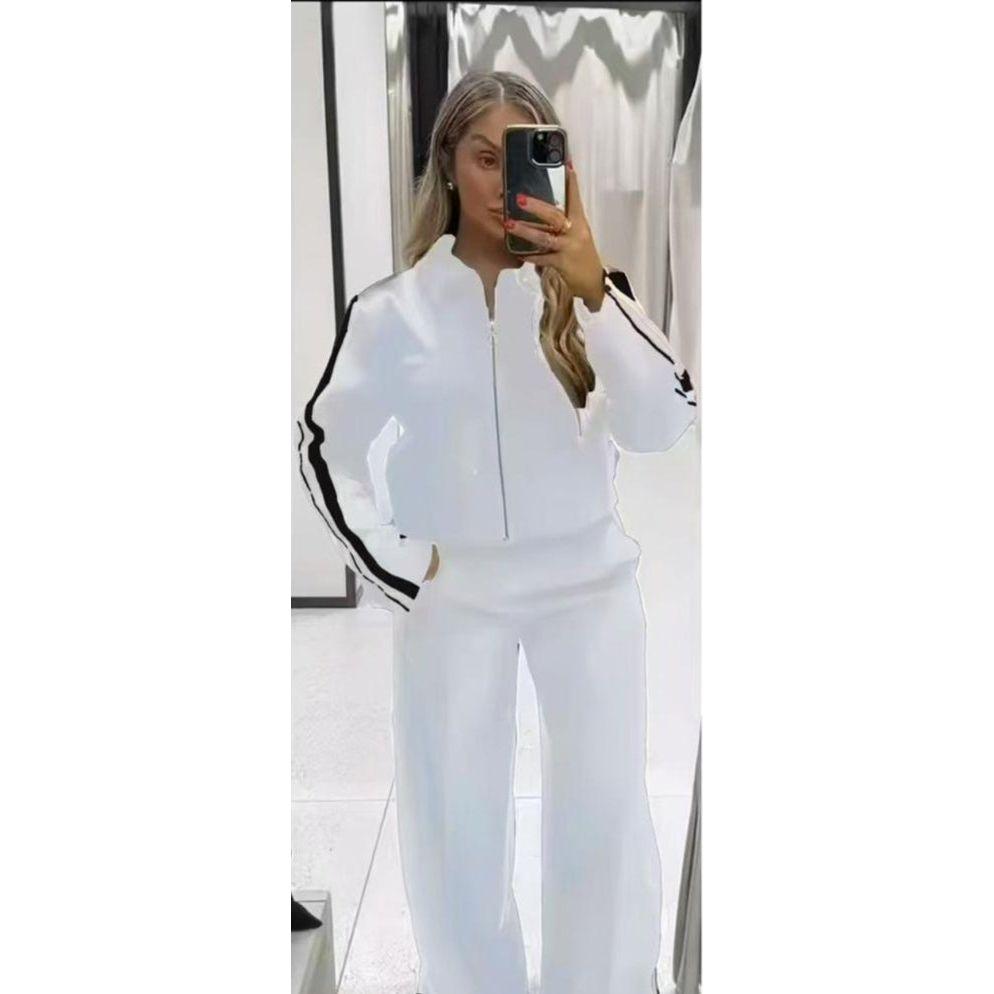 Classic Striped Tracksuit 2 Piece Set
