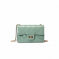 Elegant Quilted PU Genuine Leather Shoulder Bag