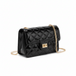 Elegant Quilted PU Genuine Leather Shoulder Bag