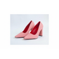 Women's High Chunky Block Closed Toe Heels