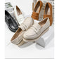 Chunky Casual Fashion Loafer Shoes.