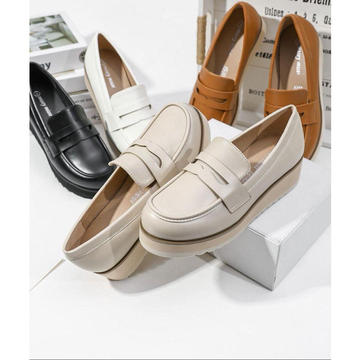 Chunky Casual Fashion Loafer Shoes.