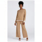 2 Piece Outfits Long Sleeve Knit Sweater Top Wide Leg Pants