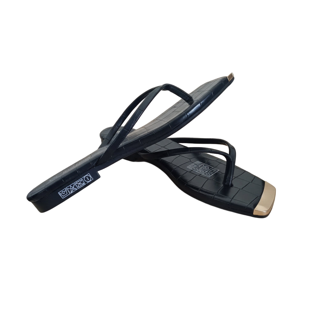 Flip-Flop Flat Leather Flip Flops