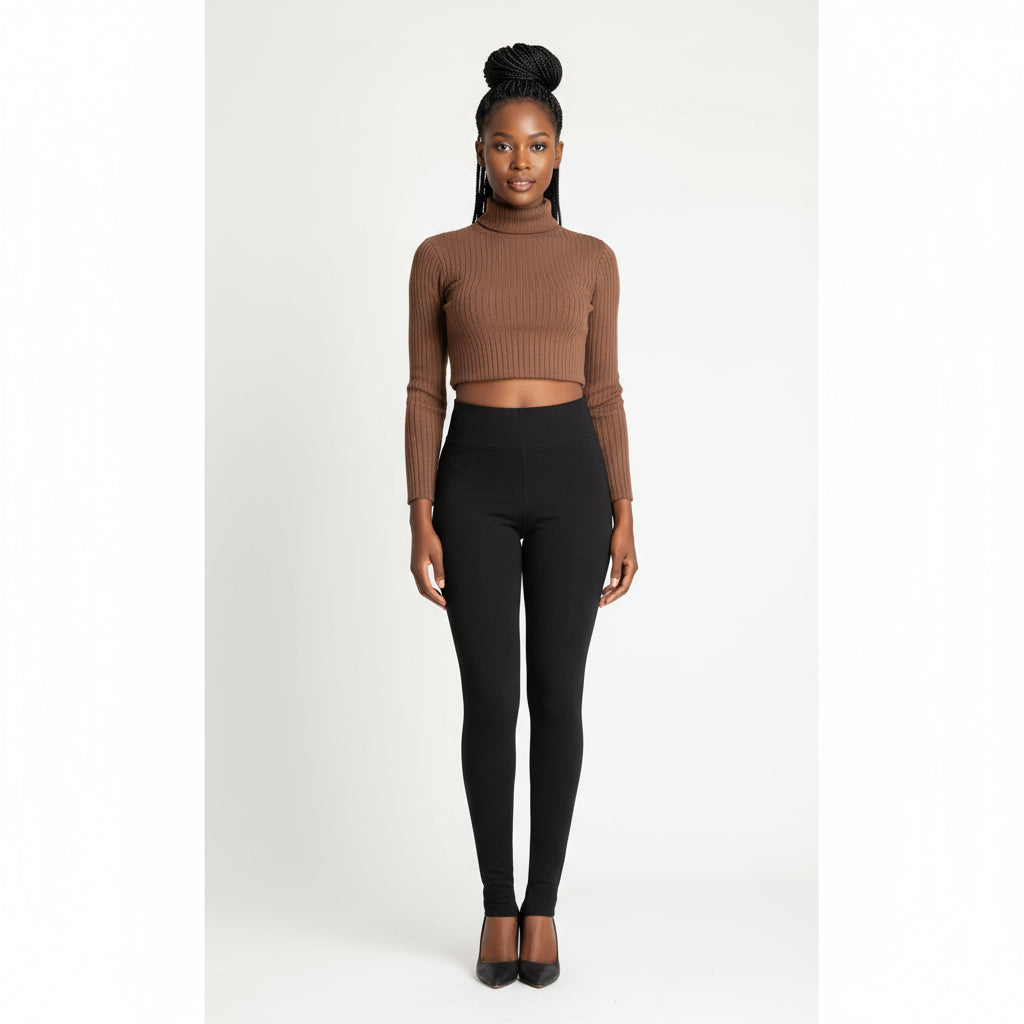 Super Thick Fur Insider Leggings High Waisted Tight