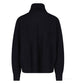 Thermal Blouses Polo Neck Knitted 1/2 Zip Sweatshirt