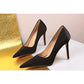 Ladies Plain Pointed Court Stiletto Heel