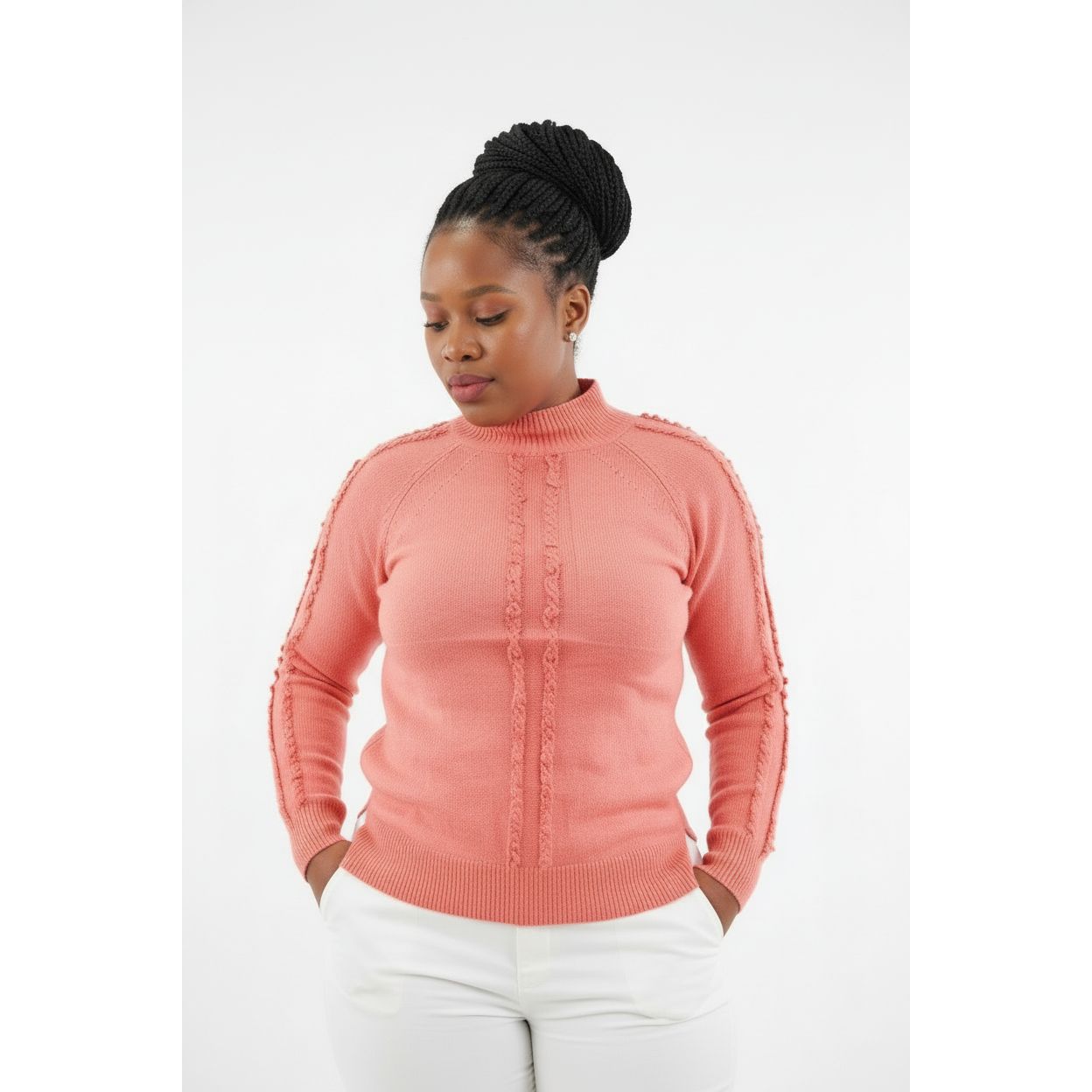 Cable Knit Self-Design Pullover