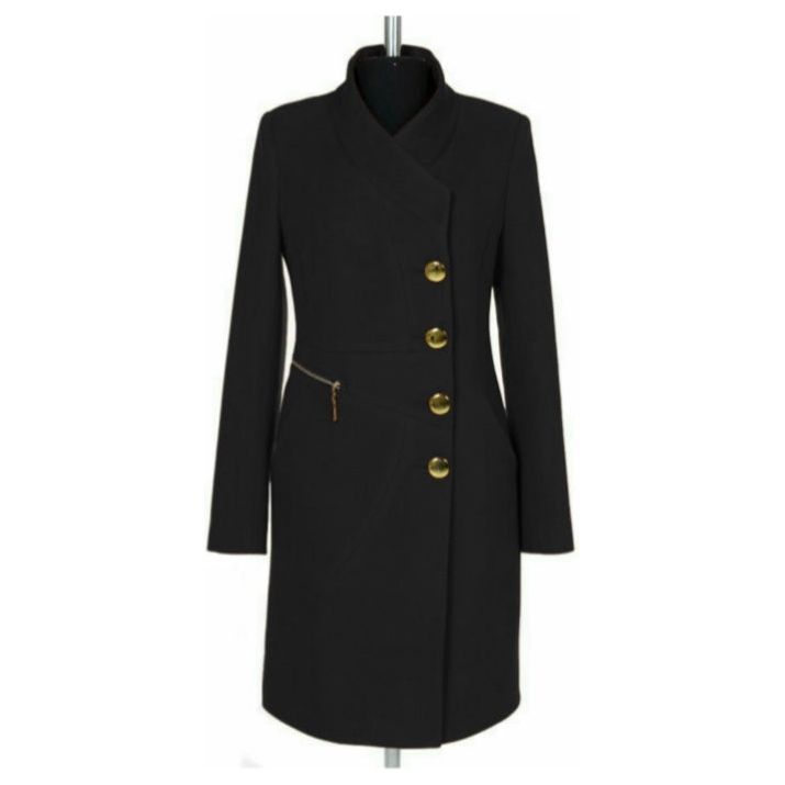 Casual Vacation Short Stand Collar Wool Blend Fitted Jacket