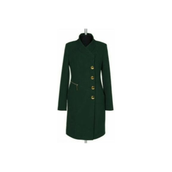 Casual Vacation Short Stand Collar Wool Blend Fitted Jacket