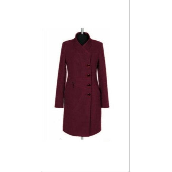 Casual Vacation Short Stand Collar Wool Blend Fitted Jacket