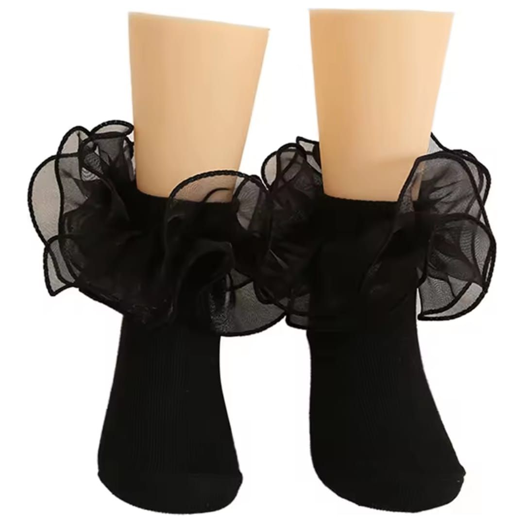 Ruffle  Ankle Stocking Socks