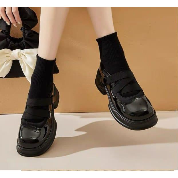 Strong Elastic Band Flatform Shoes