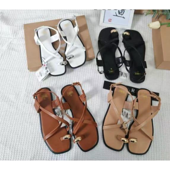 Women's Strappy Flat Slide Sandals