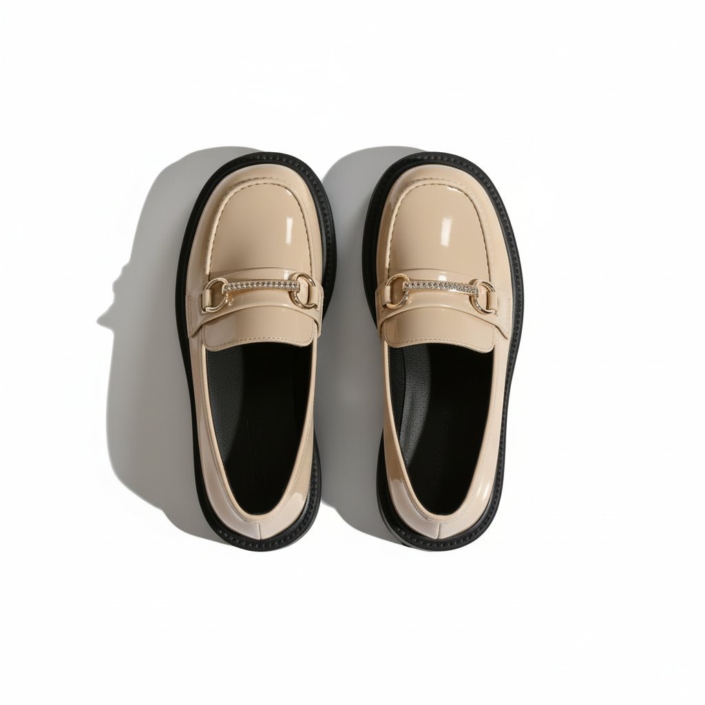 Platform Casual Loafers Shoes.