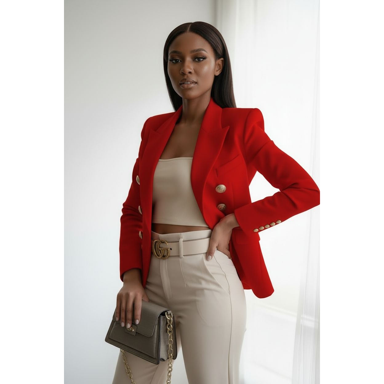 Double Breasted Formal Blazer
