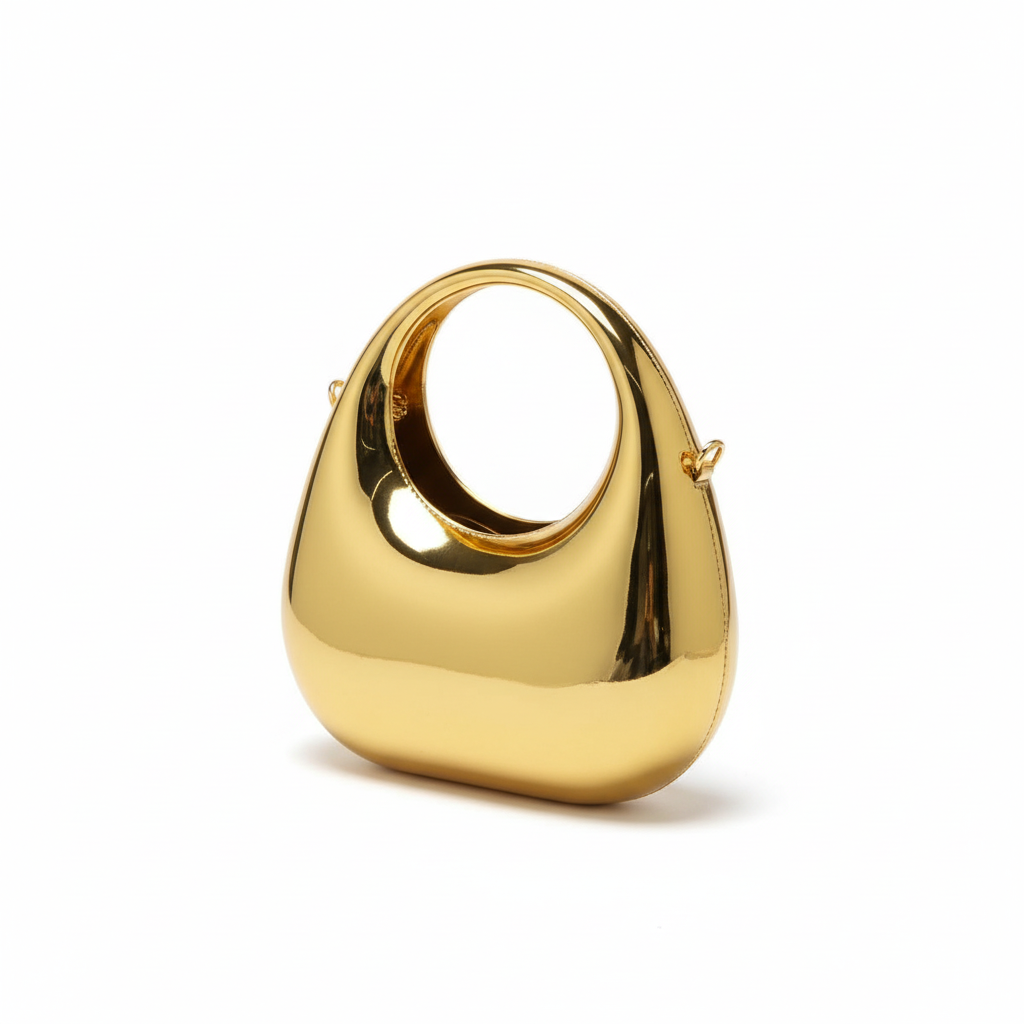 Women's Acrylic Crescent Moon Handbag