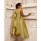 Plus Size Satin A Line Maxi Homecoming Prom Dresses