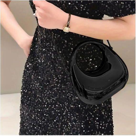 Women's Acrylic Crescent Moon Handbag