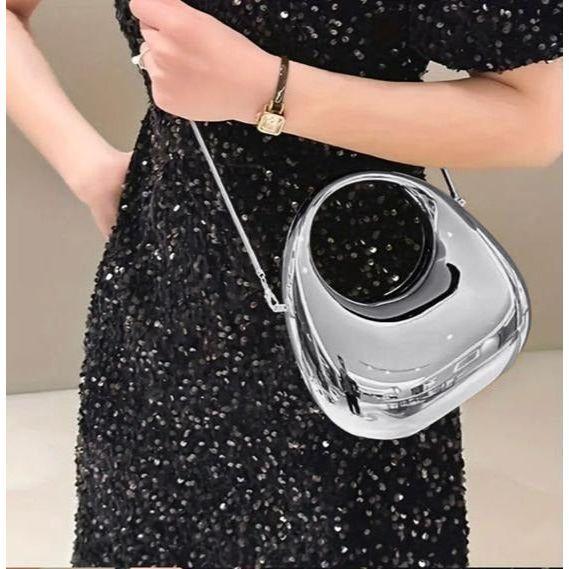 Women's Acrylic Crescent Moon Handbag