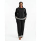 Knitted Sweater Tracksuits Split Up Pullover Top & Wide Leg Pants Set