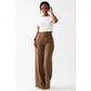 High Waisted Loose Fit Bootcut Wide Leg Slacks Trouser