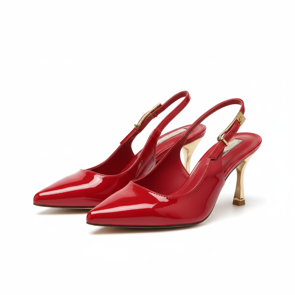 Elegant Comfortable Ankle Strap Pointed-Toe High Heel Sandals