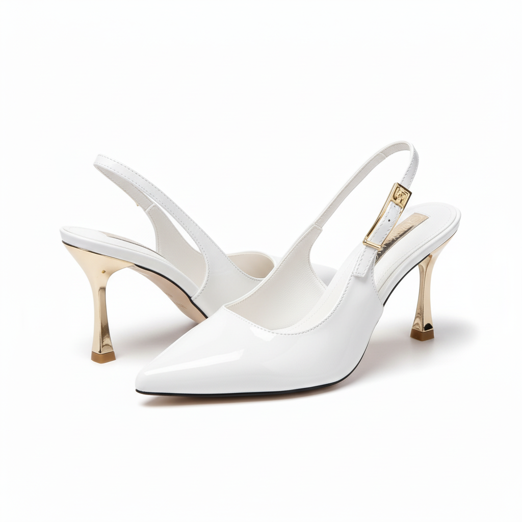 Elegant Comfortable Ankle Strap Pointed-Toe High Heel Sandals