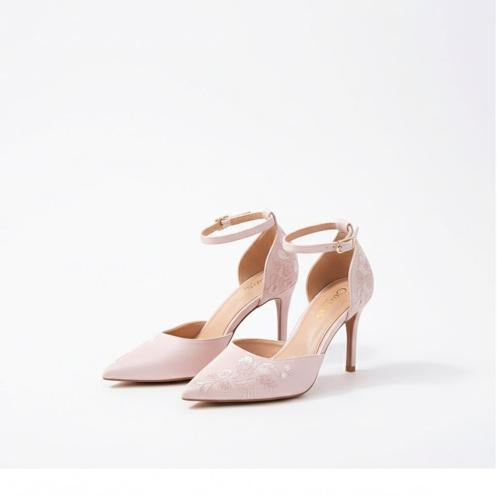 Hollow Out Design, With Pink Fabric And Light Pink Patchwork