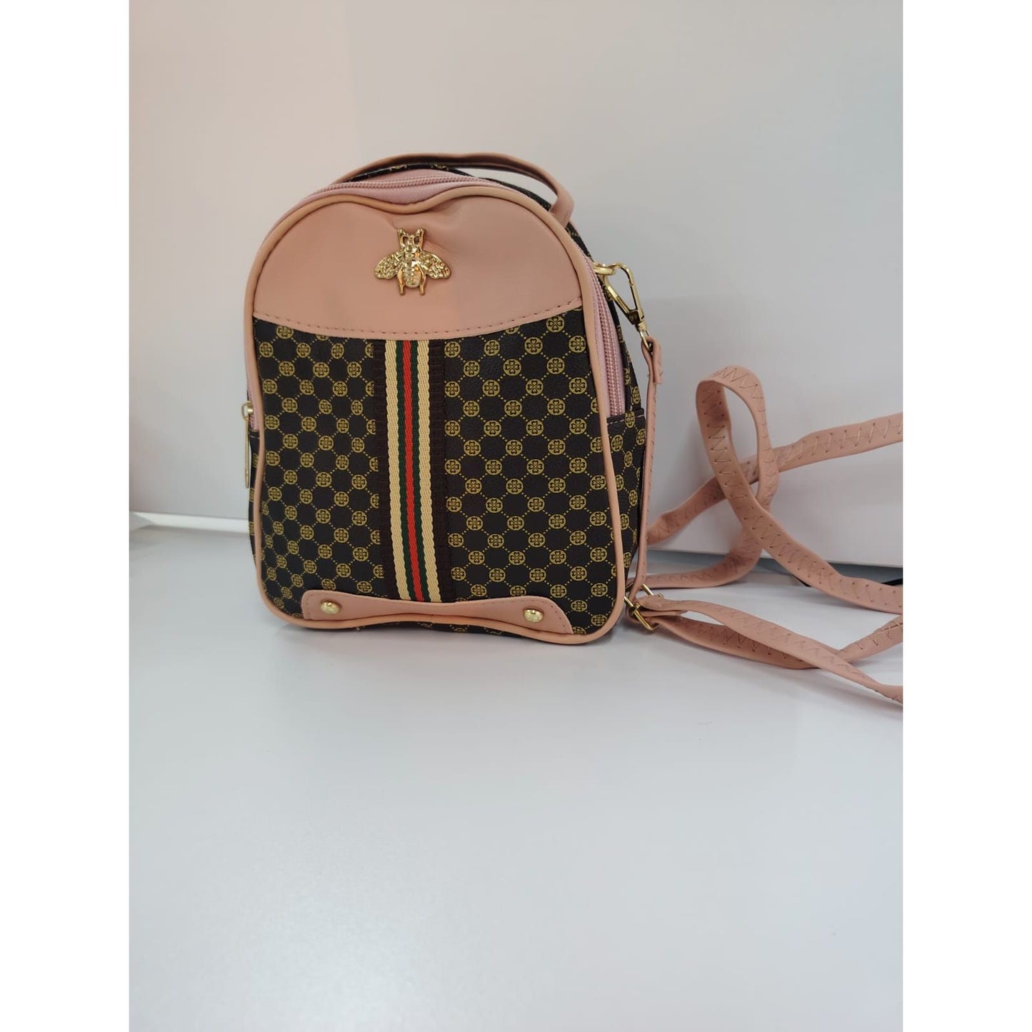 Bee Decor Geo Pattern Backpack