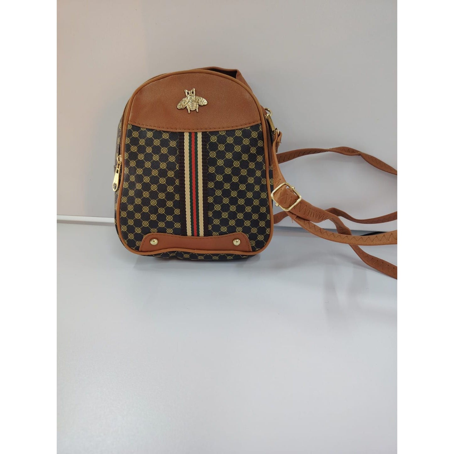 Bee Decor Geo Pattern Backpack