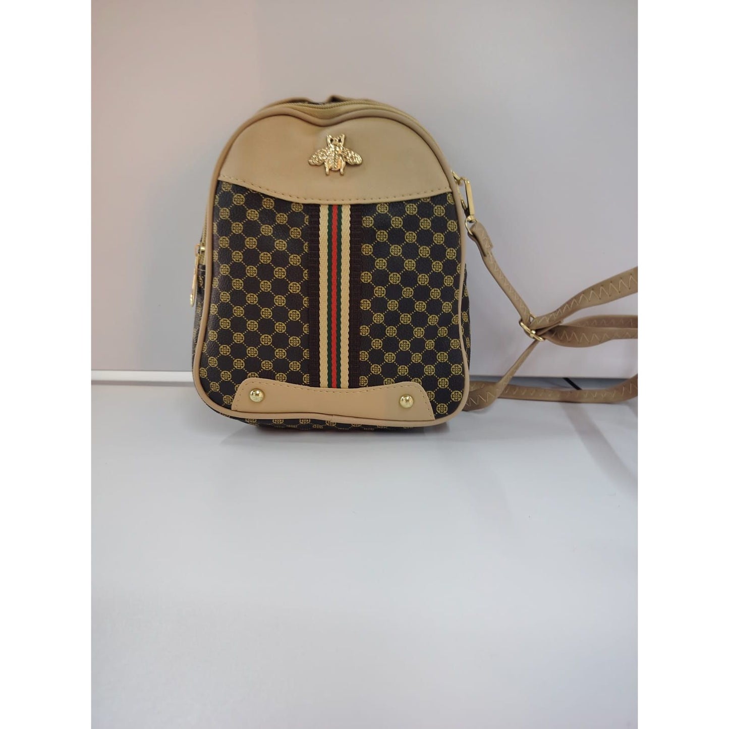 Bee Decor Geo Pattern Backpack