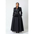 Long coat dress for special occasions - double breasted design