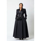 Long Coat Plus Size Double Breasted Ladies Wedding Wear Party Prom Dress